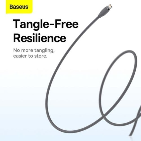 Baseus Jelly  cable USB-C to Lightning, 20W, 1,2m (black)