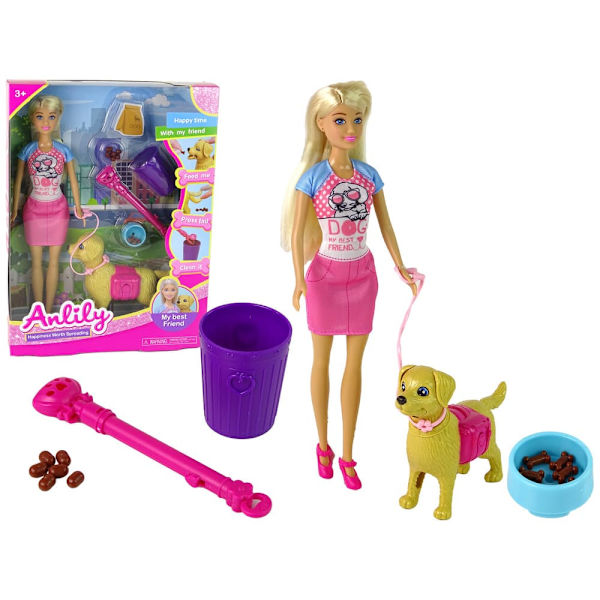 Pet and Food Doll Set