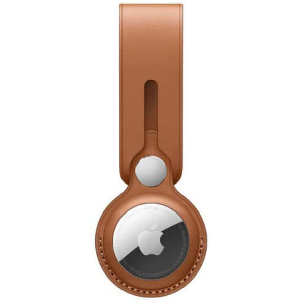 Apple AirTag Leather Loop - kožené poutko hnědé