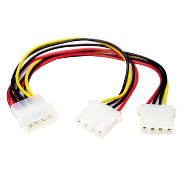 4 PIN POWER Y CABLE 1X MALE TO