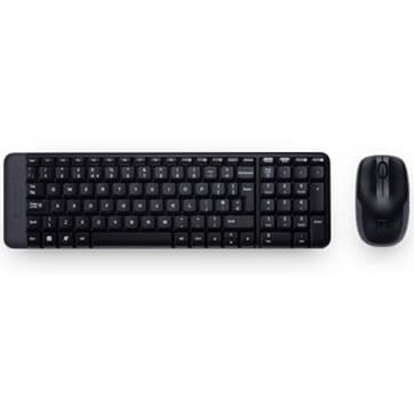 Logitech G MK220 keyboard RF Wireless QWERTY US International Black Sort