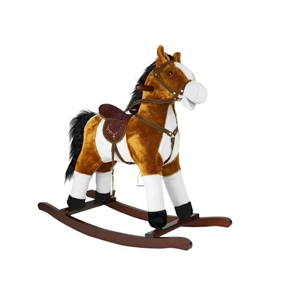 Rocking Horse 74cm Light Brown