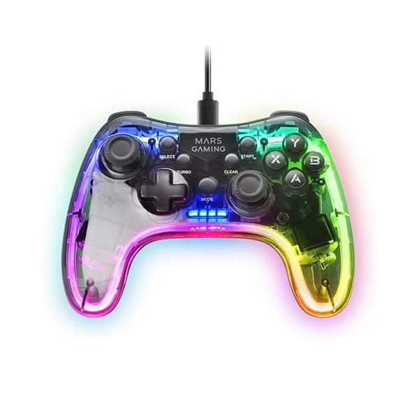 Mars Gaming MGP-C Gaming Controller RGB / USB-C / X-input & D-input