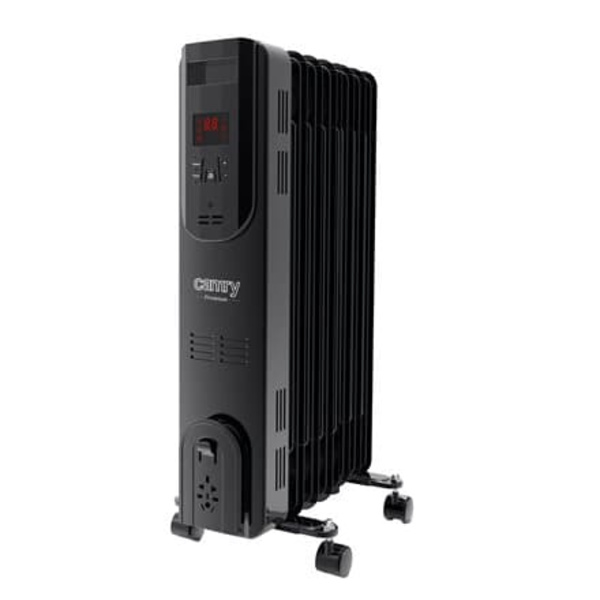 Electric oil heater with remote control CAMRY CR 7812, 7 ribs, 1500 W black