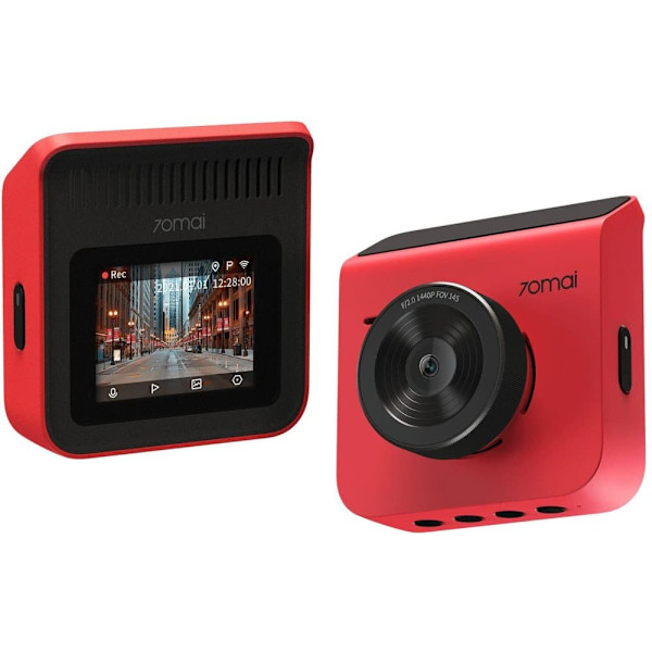 Xiaomi 70mai Dash Camera A400 + Rear Camera RC09 Set Red EU