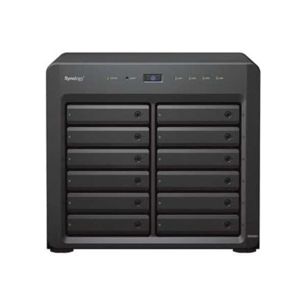 Serwer NAS DS2422+ 12x0HDD AMD Ryzen V1500B 4x2,2Ghz 4GB RAM 4x1GbE 2xUSB 3Y Sort