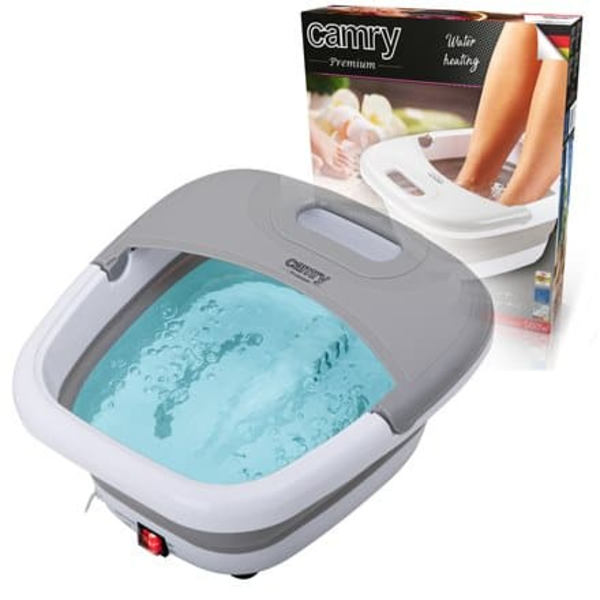 Camry | Foot massager | CR 2174 | Bubble function | Heat function | 450 W | White/Silver