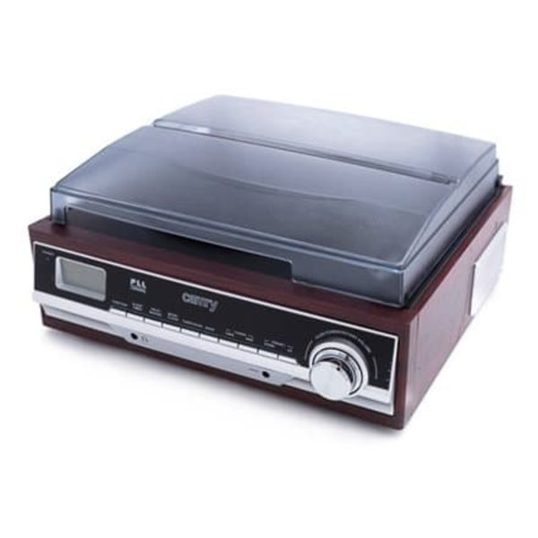 Camry Premium CR 1168 audio turntable Black, Wood