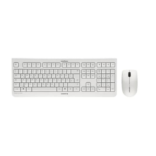 CHERRY DW 3000 keyboard Mouse included Universal RF Wireless QWERTZ German Grey Grå