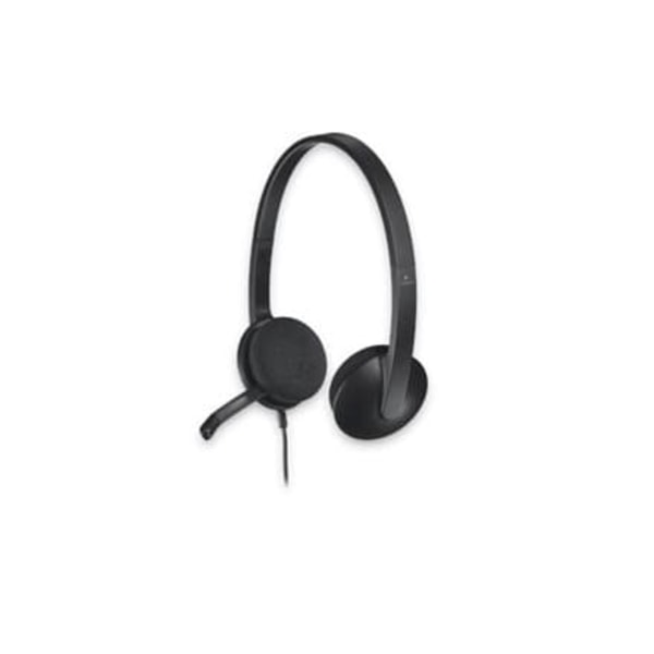LOGITECH H340 Corded Headset - BLACK - USB