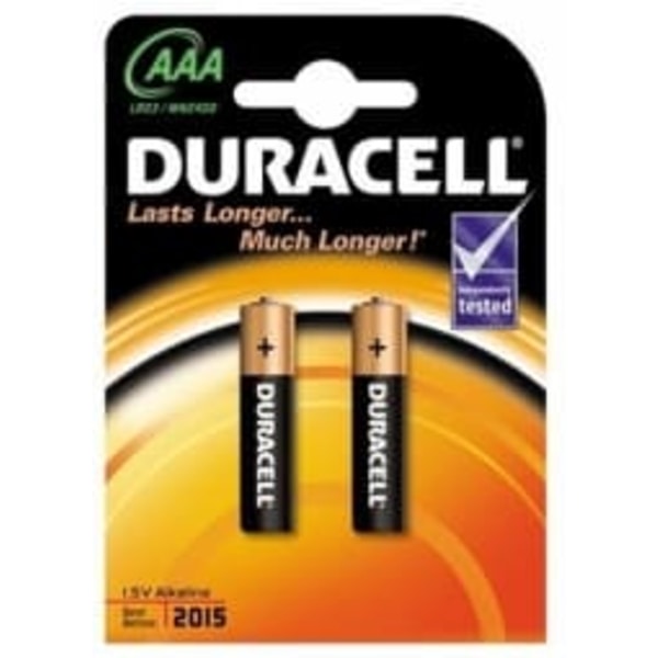 Baterijas Duracell AAA Alkaline 2pack