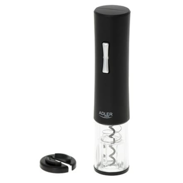 Electric Wine Opener ADLER AD 4490 Sort, Sølv, Transparent