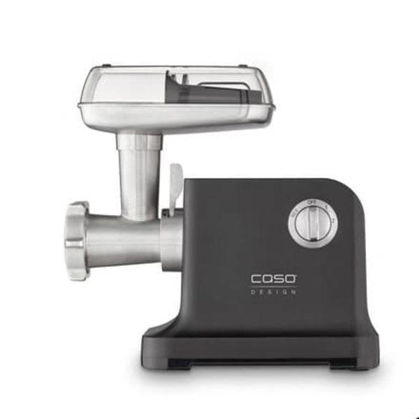 Caso | Meat Grinder | FW 2000 | Black | 2000 W | Number of speeds 2 | Throughput (kg/min) 2.5 | 3 perforated discs, Shortbread attachment with 4 mould