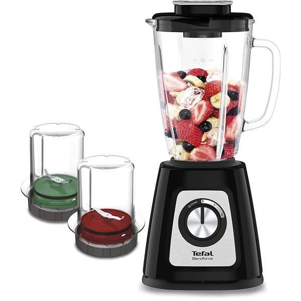 TEFAL | Blender | BL438831 BlendForce | Tabletop | 800 W | Jar material Glass | Jar capacity 1.25 L | Ice crushing | Black
