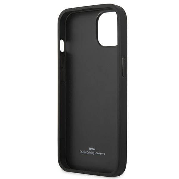 BMW BMHCP13MRSPPR Leather Back Case For Apple iPhone 13 Red
