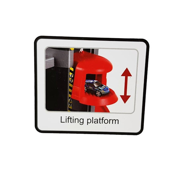 Track Parking 5-level garage with batteries, lights, elevator