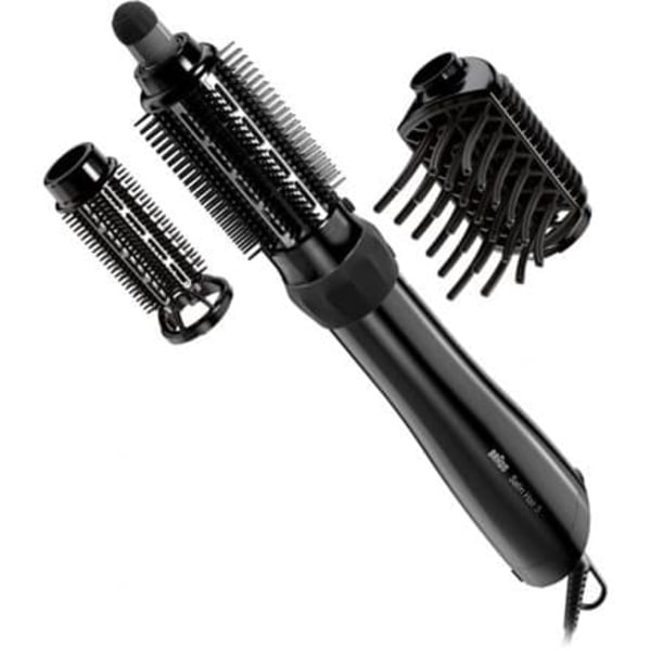 Braun | Satin Hair 5 airstyler | AS 530 | Warranty 24 month(s) | Barrel diameter 29; 39 mm | Number of heating levels 3 | 1000 W | Black Svart