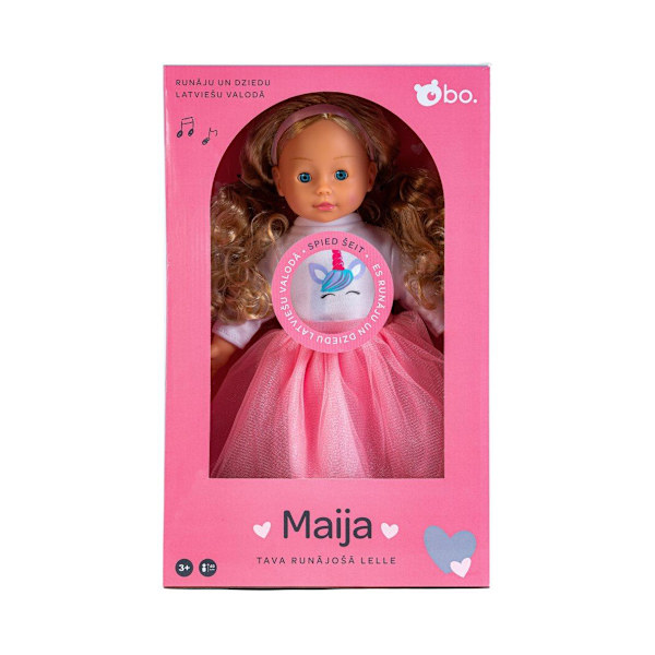 bo. Interactive doll "Maija" (speaks Latvian language), 40 cm