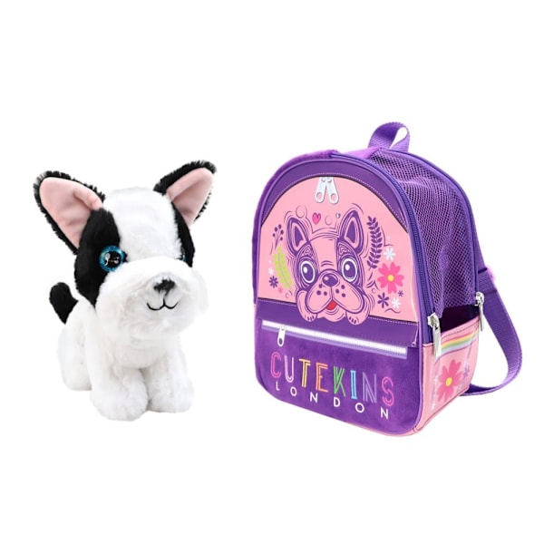 CUTEKINS plush dog with carry case Poochi Poo, 35046