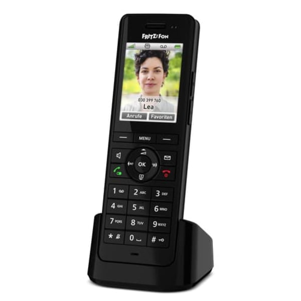 FRITZ!Fon X6 DECT telephone Black Sort