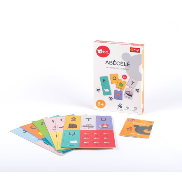 bo. Educational board game "Alphabet" (In Lithuanian lang.)