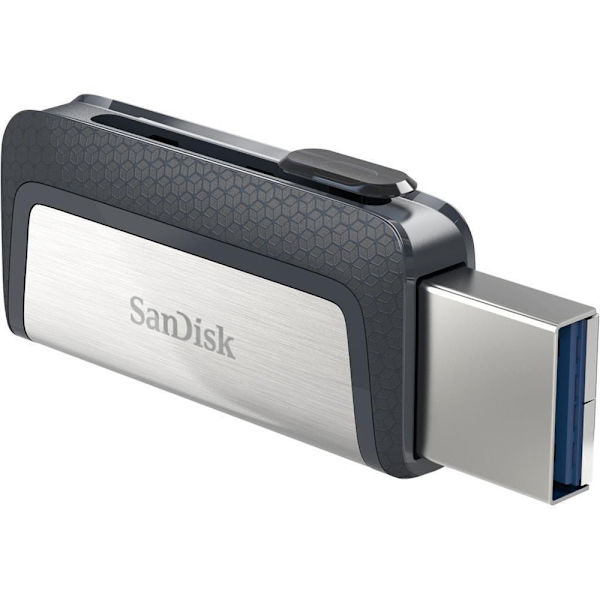 SanDisk Ultra Dual Drive 256 GB USB flash drive USB Type-A / USB Type-C 3.2 Gen 1 (3.1 Gen 1) Grey, Silver