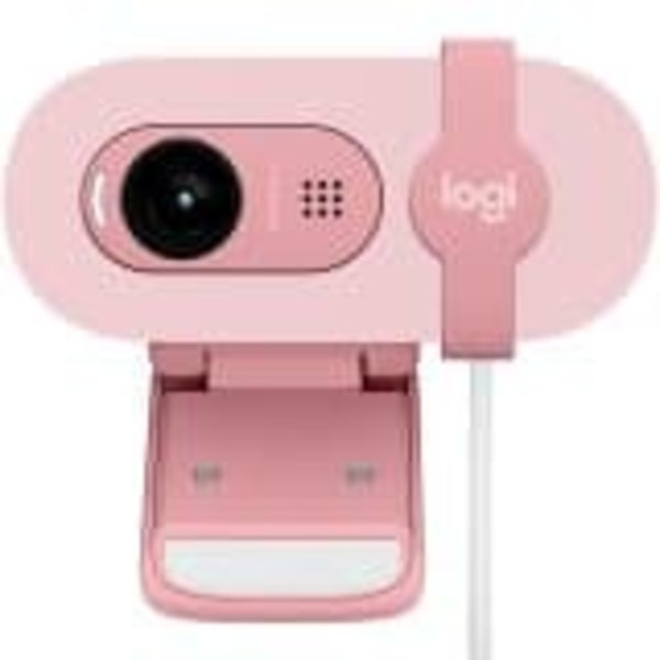 LOGITECH Brio 100 Full HD Webcam - ROSE - USB Lyserød