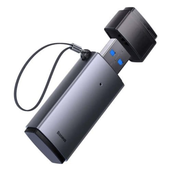 Baseus Card Reader Lite Series SD / TF to USB-A, Gray (WKQX060013)