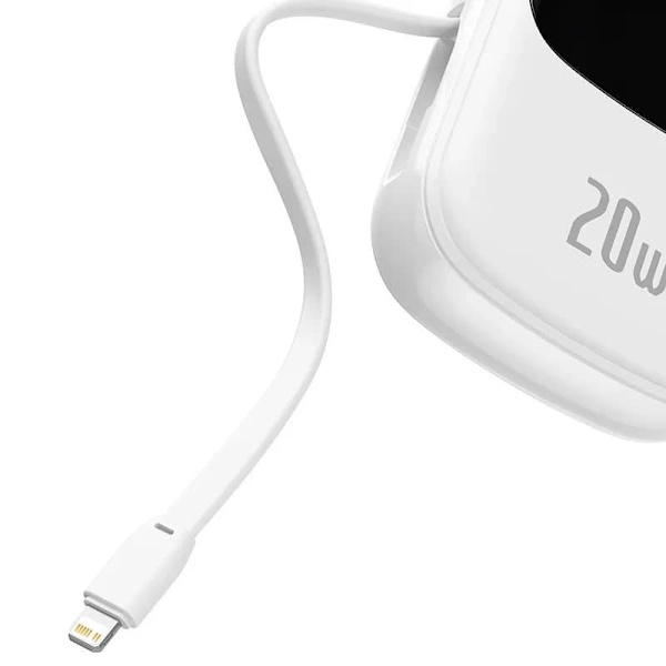 Baseus Qpow PRO Powerbank with Lightning cable USB-C / USB / 20000mAh / 20W