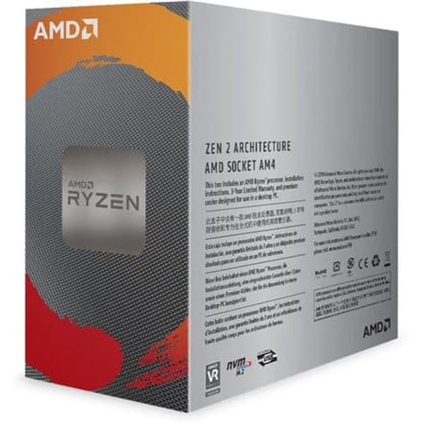 AMD CPU Desktop Ryzen 5 6C/12T 3600 (4.2GHz,36MB,65W,AM4) box with Wraith Stealth cooler