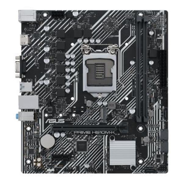 Asus | PRIME H510M-K | Processor family Intel | Processor socket LGA1200 | DDR4 | Memory slots 2 | Supported hard disk drive interfaces SATA, M.2 | N