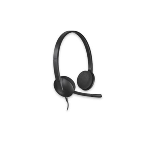 LOGITECH H340 Corded Headset - BLACK - USB