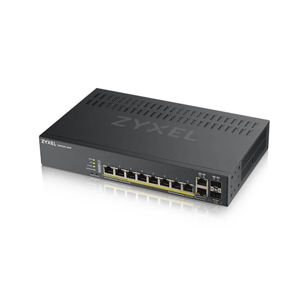 Switch 8-port ZyXEL GS1920-8HPV2, Gigabit, managed, PoE