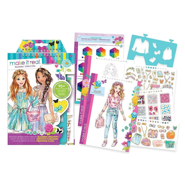 MAKE IT REAL Fashion design sketchbook "Blooming creativity"