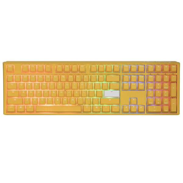 Ducky One 3 keyboard Gaming USB QWERTY English Yellow