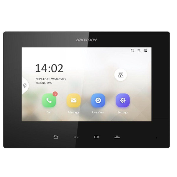 Monitor videointerfon 7inch "DS-KH6320-LE1(B)" (timbru verde 0.8 lei) musta