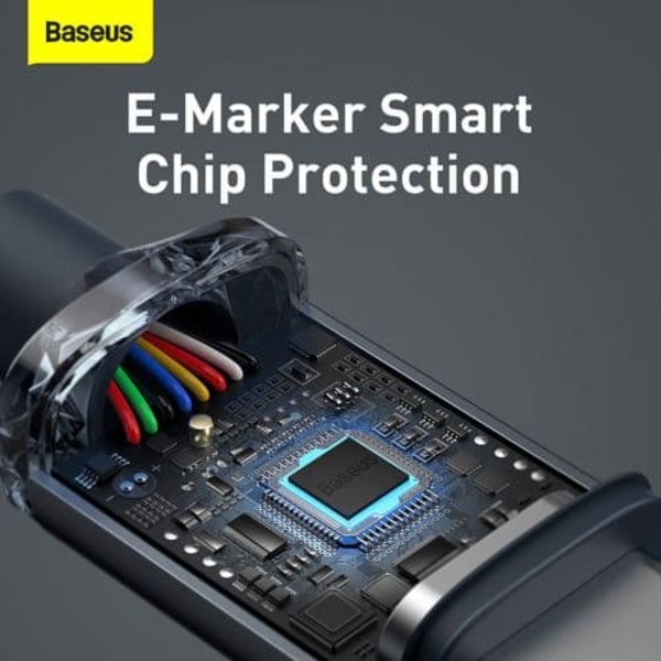 Baseus Crystal Shine cable USB-C to USB-C, 100W, 2m (black)