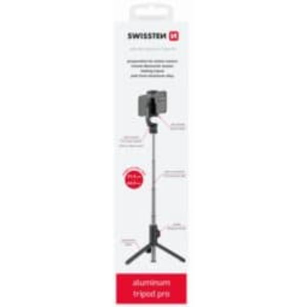 Swissten bluetooth selfie stick aluminum tripod pro