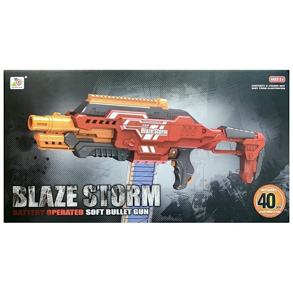 Foam Bullet Gun Rifle 40 pcs with Big Clip