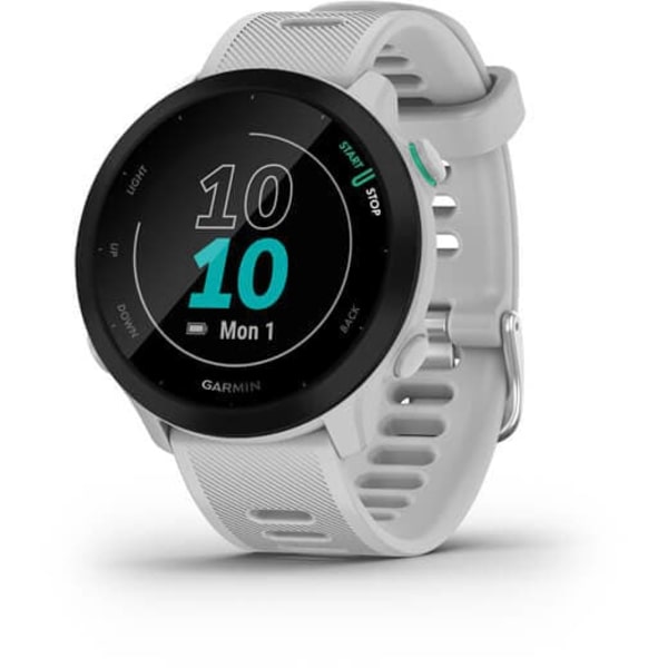 Garmin Forerunner 55 2.64 cm (1.04") MIP 42 mm Digital 208 x 208 pixels Black GPS (satellite) Sort, Hvid