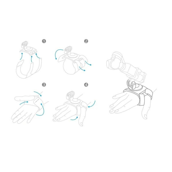 Wrist mount PGYTECH for DJI Osmo Pocket and sports cameras (P-18C-024)