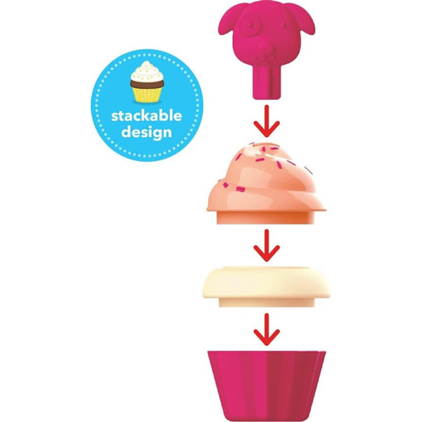 SKIP HOP set Zoo sort and stack Cupcakes, 9H012810