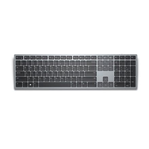 Dell | Keyboard | KB700 | Keyboard | Wireless | Russian | Titan Gray | 2.4 GHz, Bluetooth 5.0 Grå