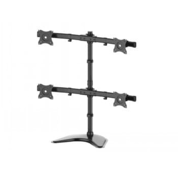 Multibrackets M Deskstand Basic Quad | VESA 75x75-100x100 | Max 8kg | Tablestand | Black Svart
