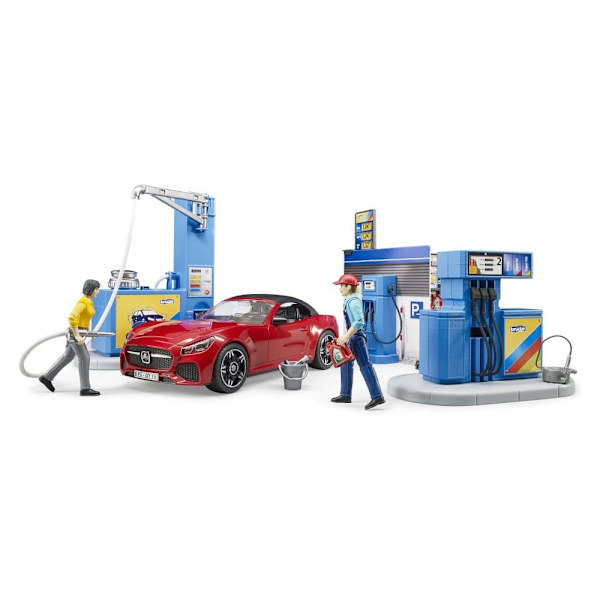 BRUDER 1:16 petrol station and car wash, 62111