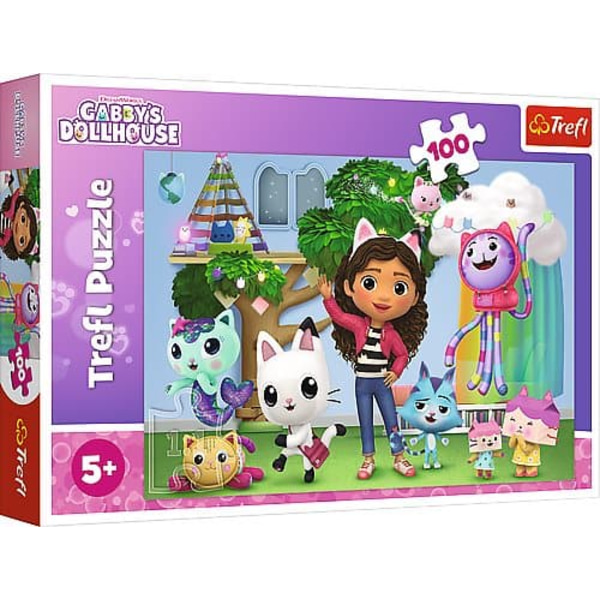 TREFL GABBY´S DOLLHOUSE puzzle 100 pcs