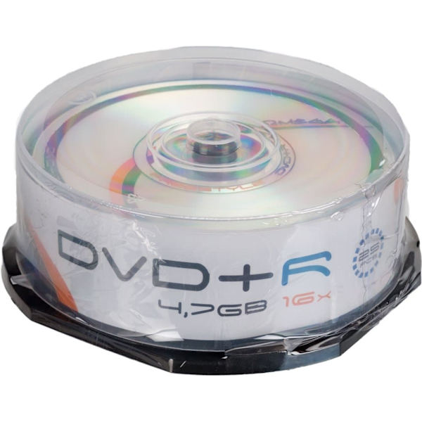 Omega Freestyle DVD+R 4.7GB 16x 25pcs spindle