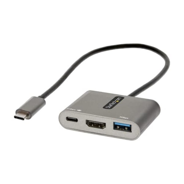 StarTech.com USB-C Multiport Adapter - USB-A / USB-C / HDMI