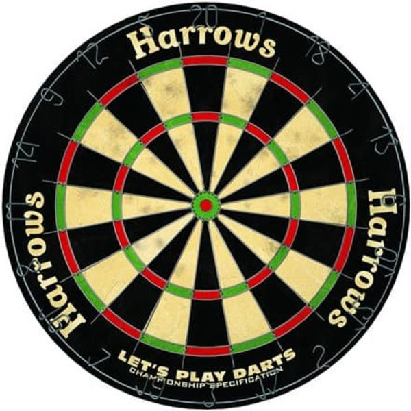 Dartboard HARROWS LET'S PLAY DARTS GAME SET SKO