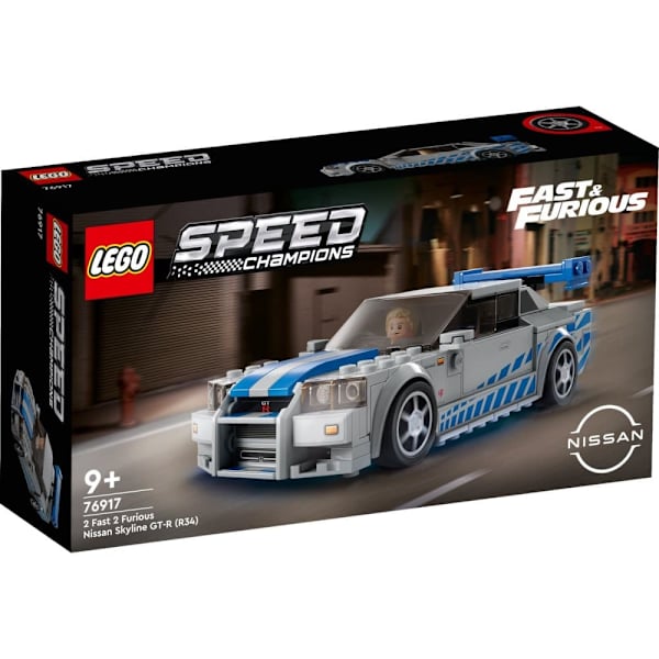 76917 LEGO® Speed Champions 2 Fast 2 Furious Nissan Skyline GT-R (R34)